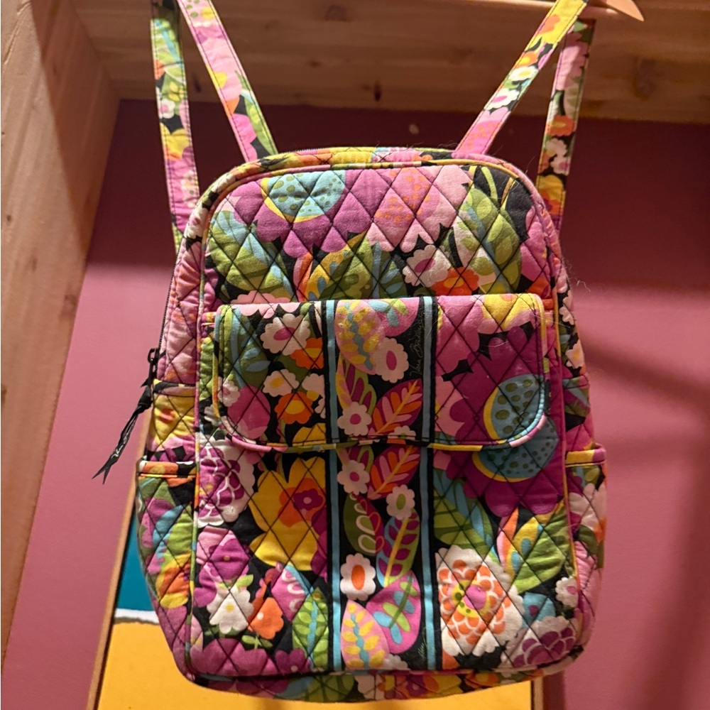 Vera Bradley Multicolor Floral Backpack